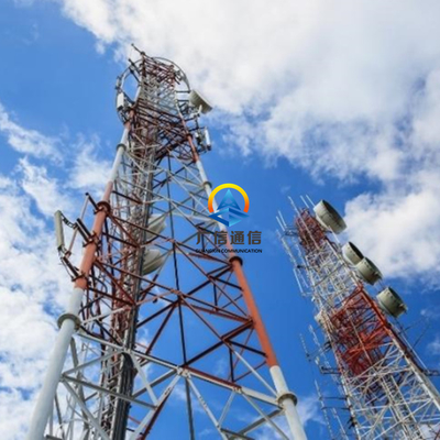 50m/s Self Support Galvanized Steel Radio Tower Communication Lattice Mast