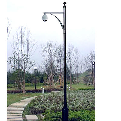 7 Shape Single Arm CCTV Camera Poles Gantry Frame 15m Q235 Steel