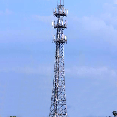 36m Telecommunication Lattice Towers Yield Strength 235MPa