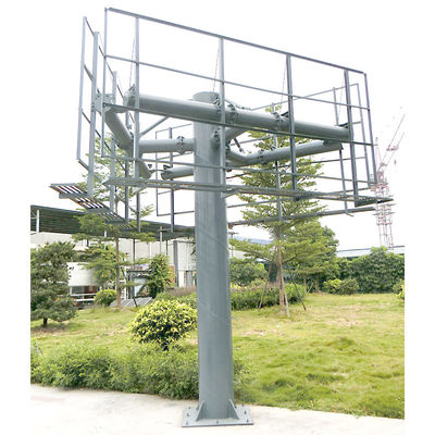 120m Outdoor Billboard Galvanized Metal Steel Structure For Signage LED Display